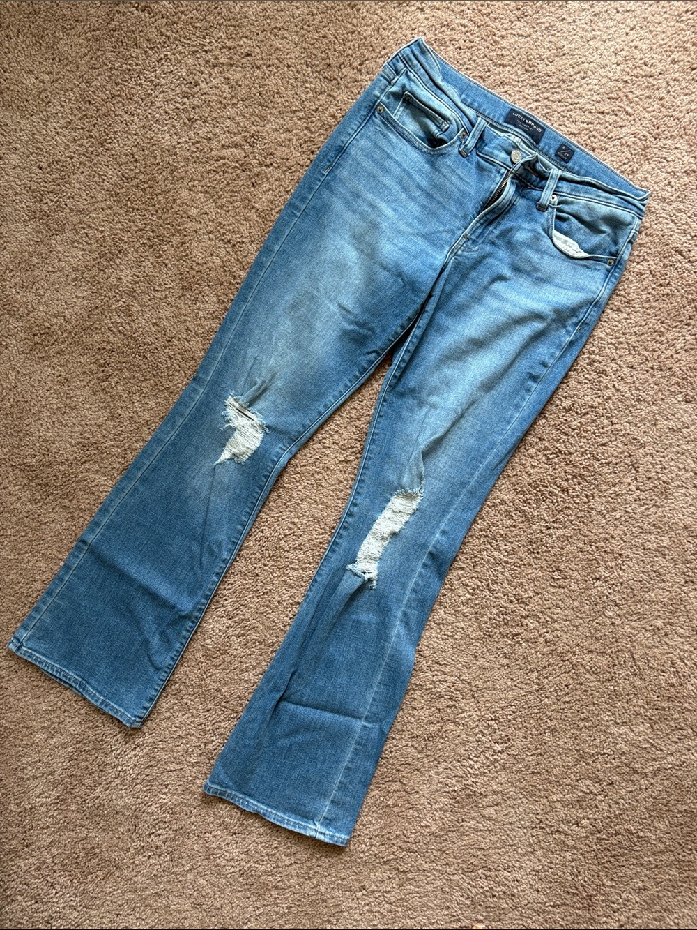 Women’s Lucky Brand Distressed Bootcut Jeans
